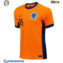 Fotballdrakt Herre Nederland Joey Veerman #16 Hjemmedrakt EM 2024 Kortermet